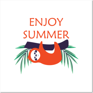 Enjoy Summer Is Coming :Funny Gift, Gift for Mom ,Gift for Dad,summer Gift Posters and Art